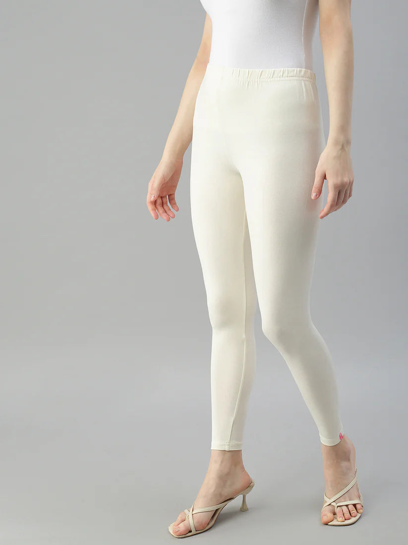 Ankle Leggings-Cream