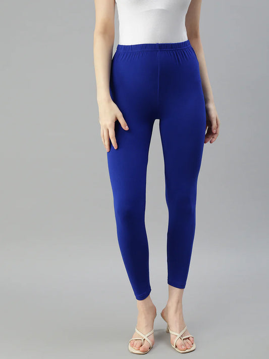 Ankle Leggings-Royal Blue