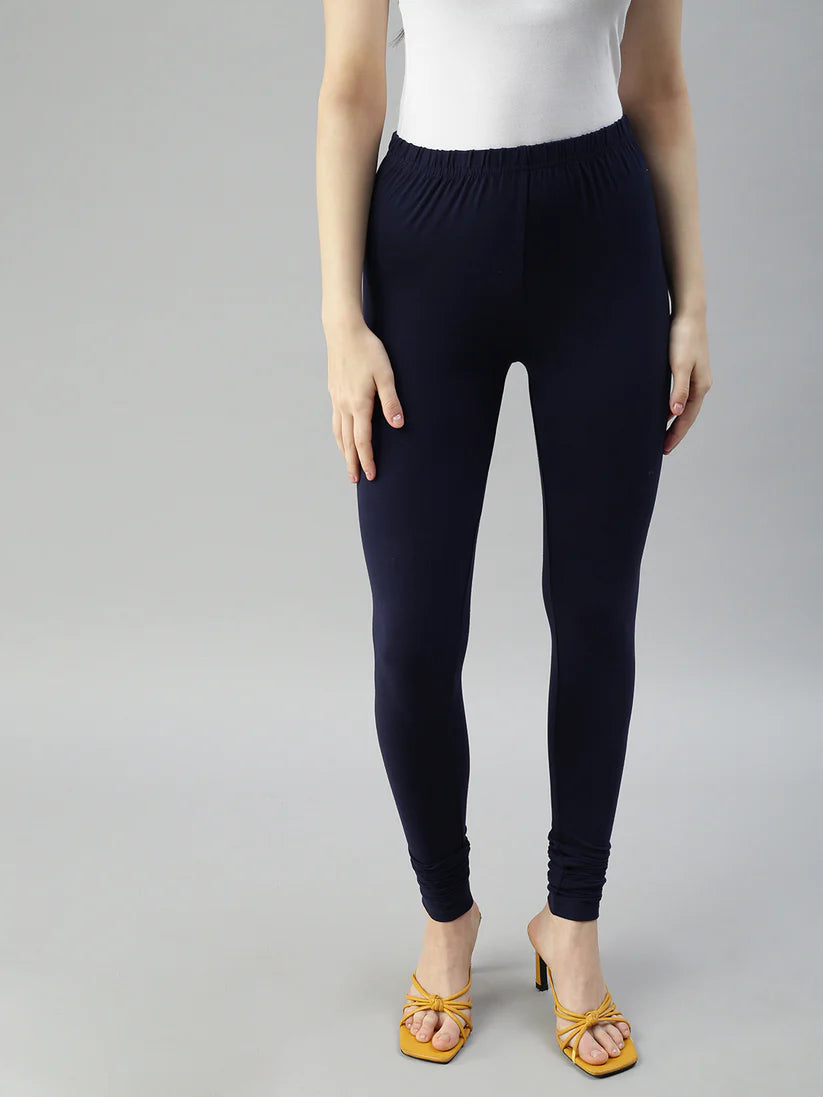 Churidar Leggings-Navy