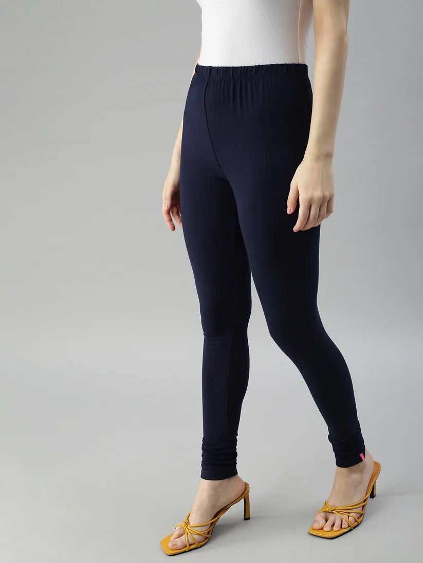 Churidar Leggings-Navy