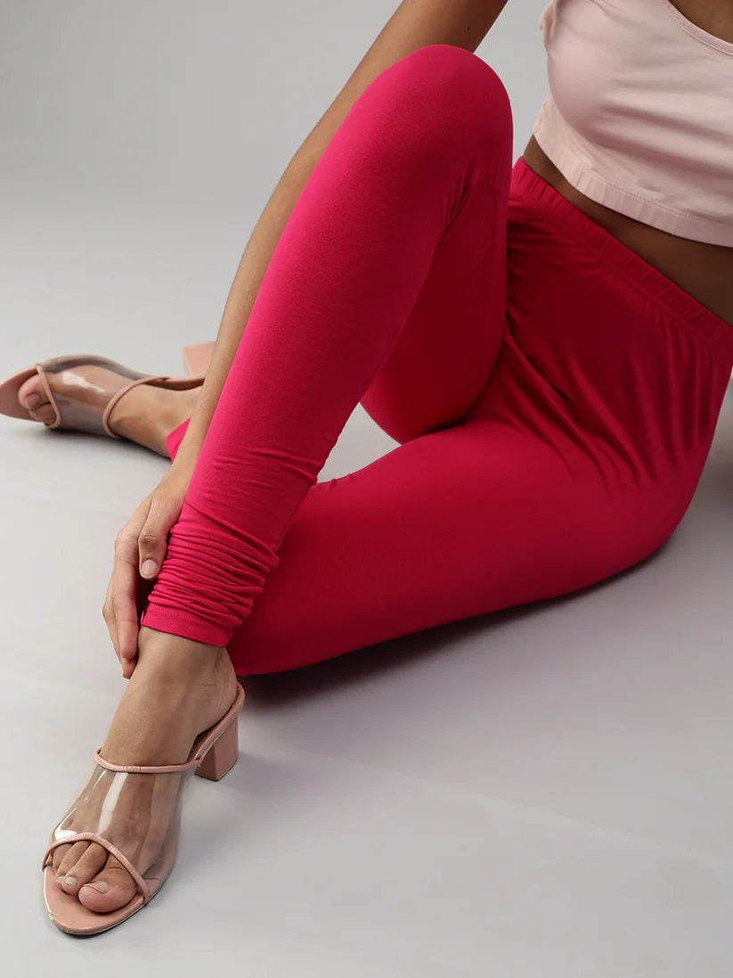 Churidar Leggings-Strawberry