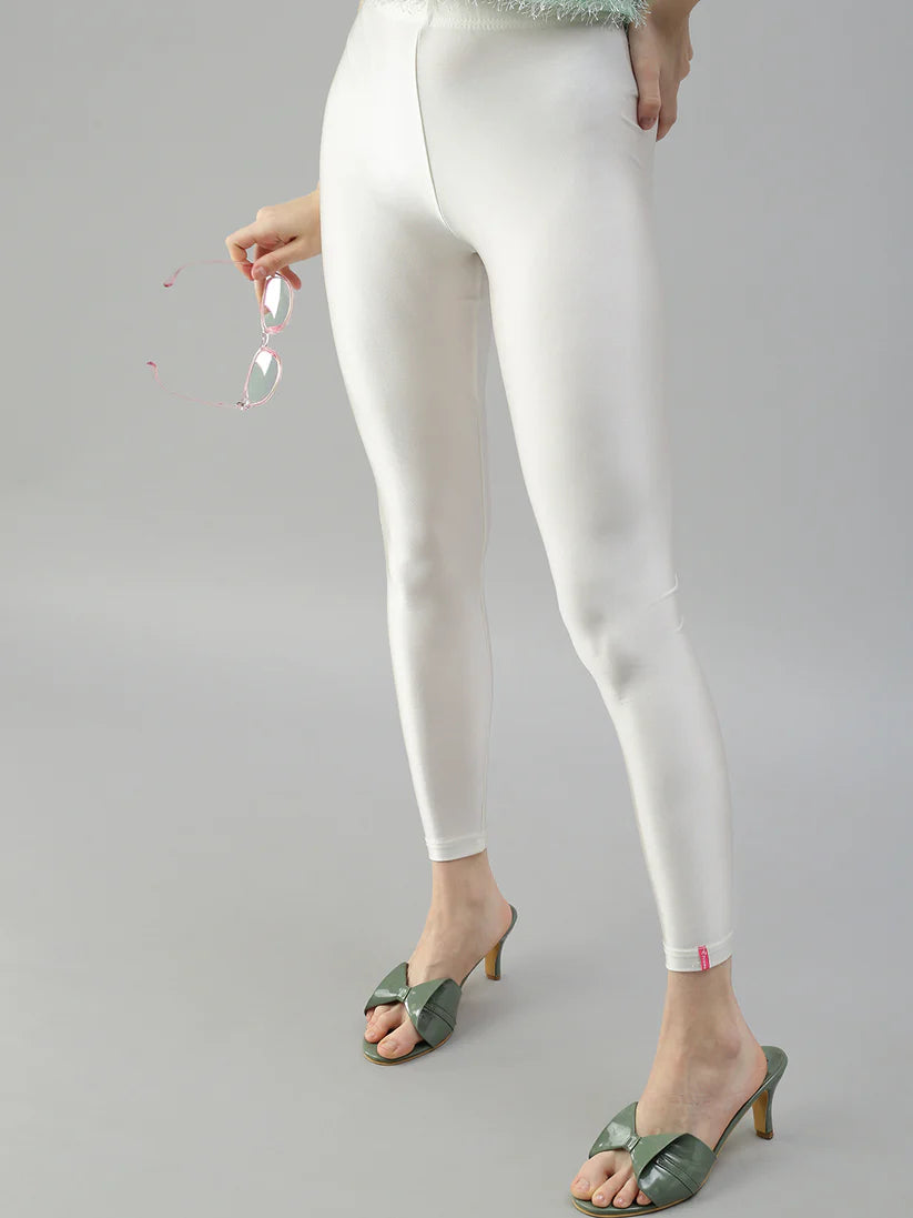 Shimmer Leggings-Cream