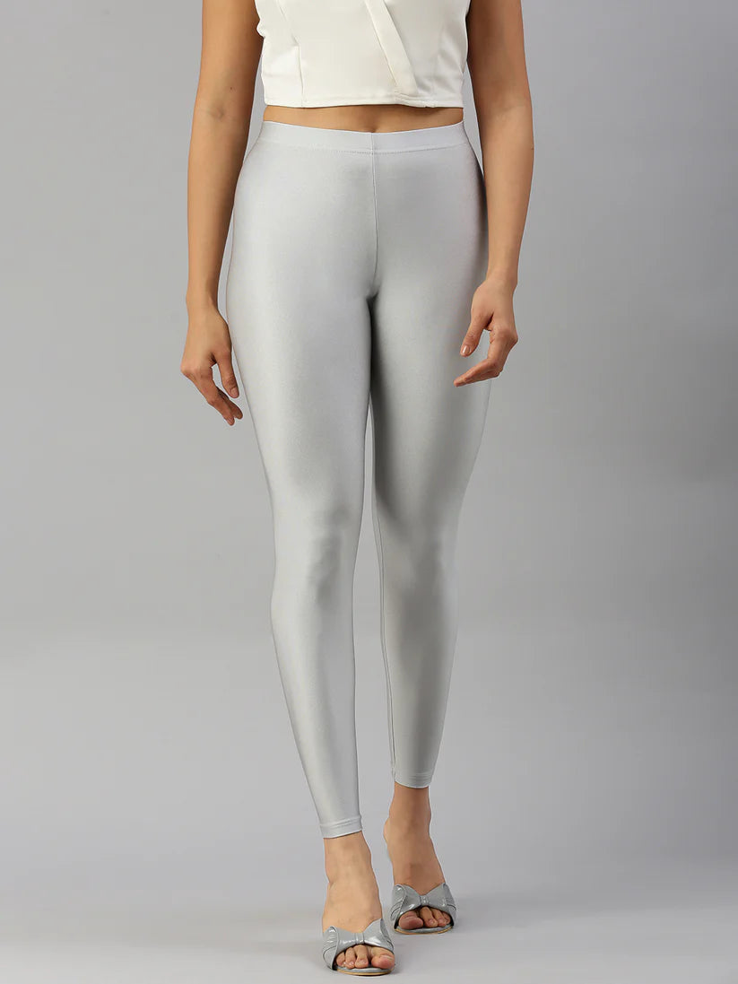 Shimmer Leggings- Silver